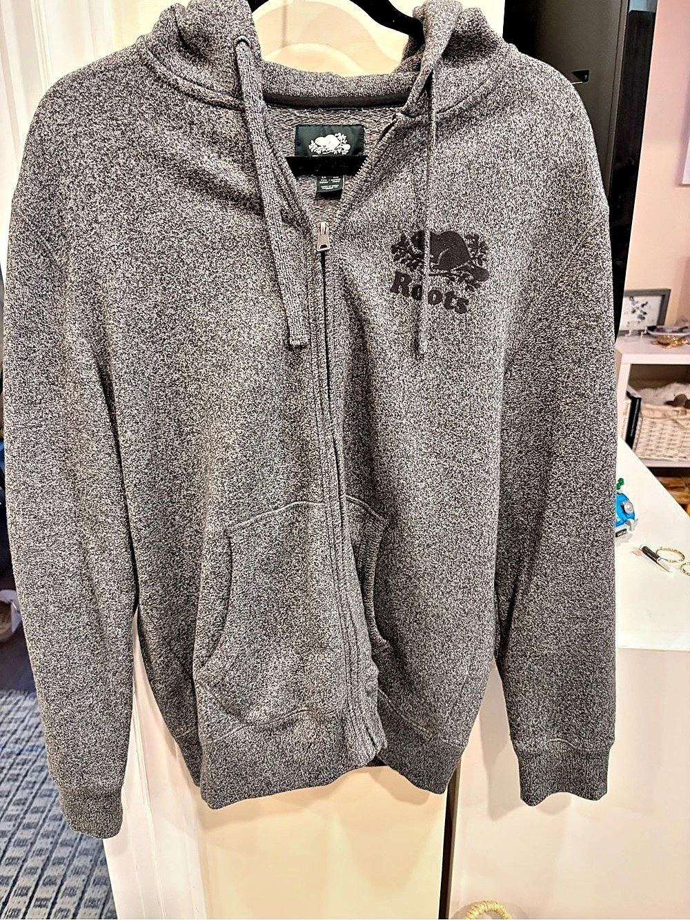 Roots Full Zip Hoodie Salt & Pepper